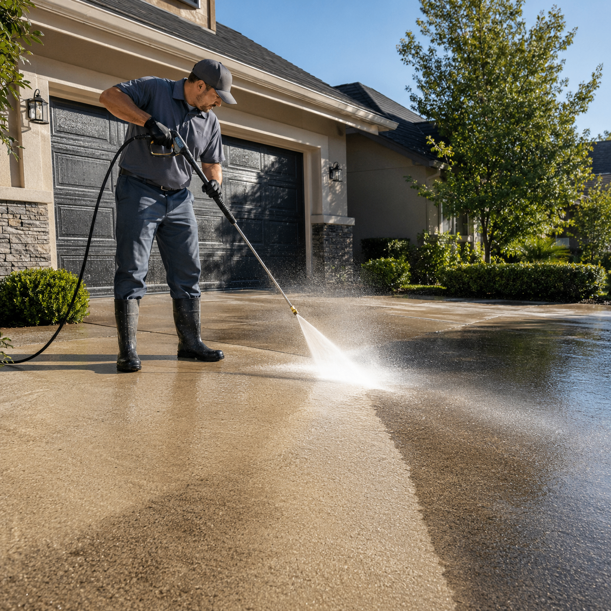 Patio, Deck & Bluestone Washing by Long Island Clean Pros